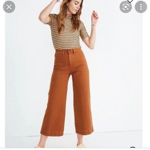 Madewell Emmett Wide-Leg Crop Pants